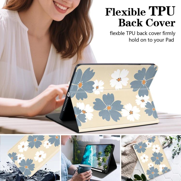 Painted Voltage Vegan Leather Smart Tablet Case with Pen Slot