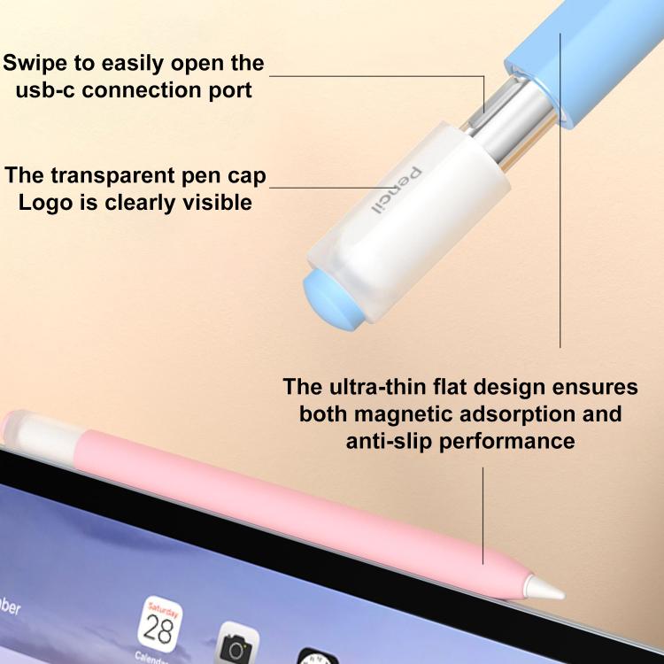 XDcase Jelly Detachable Cap Silicone Stylus Pen Sleeve