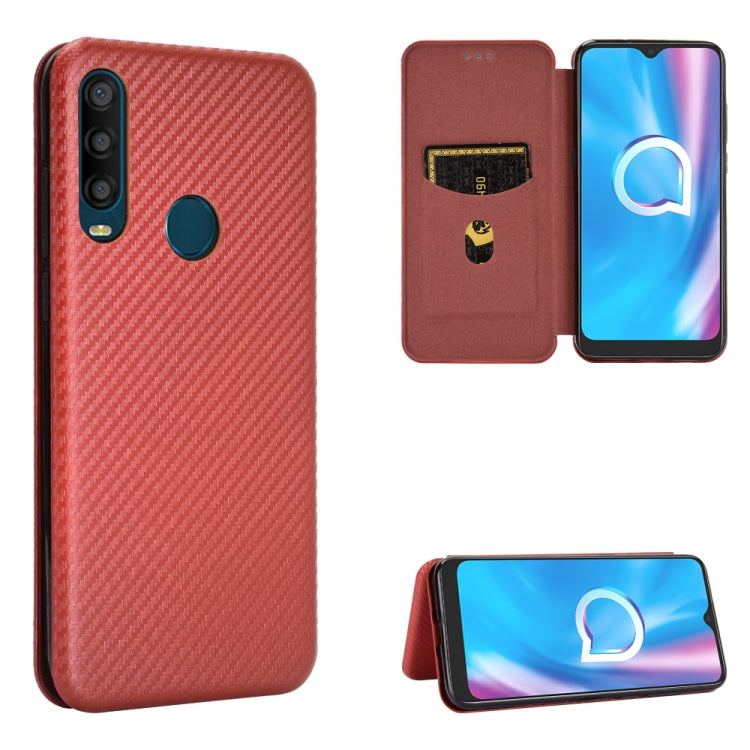 Carbon Fiber Texture Magnetic Horizontal Flip TPU + PC + PU Leather Case with Card Slot — view 22