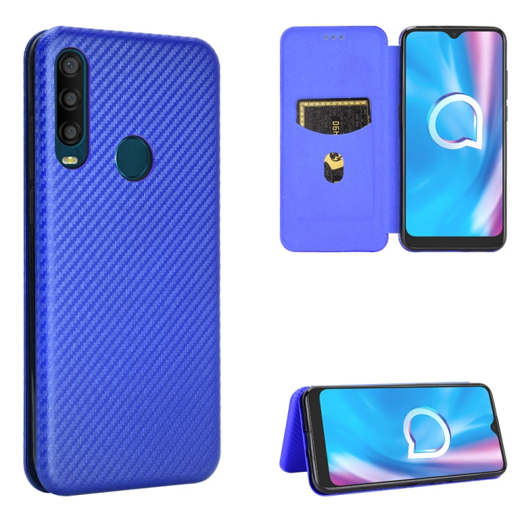 Carbon Fiber Texture Magnetic Horizontal Flip TPU + PC + PU Leather Case with Card Slot — view 24