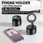 A5 Multifunctional Magnetic Phone Holder Bluetooth Speaker — A5 (Dark Blue)