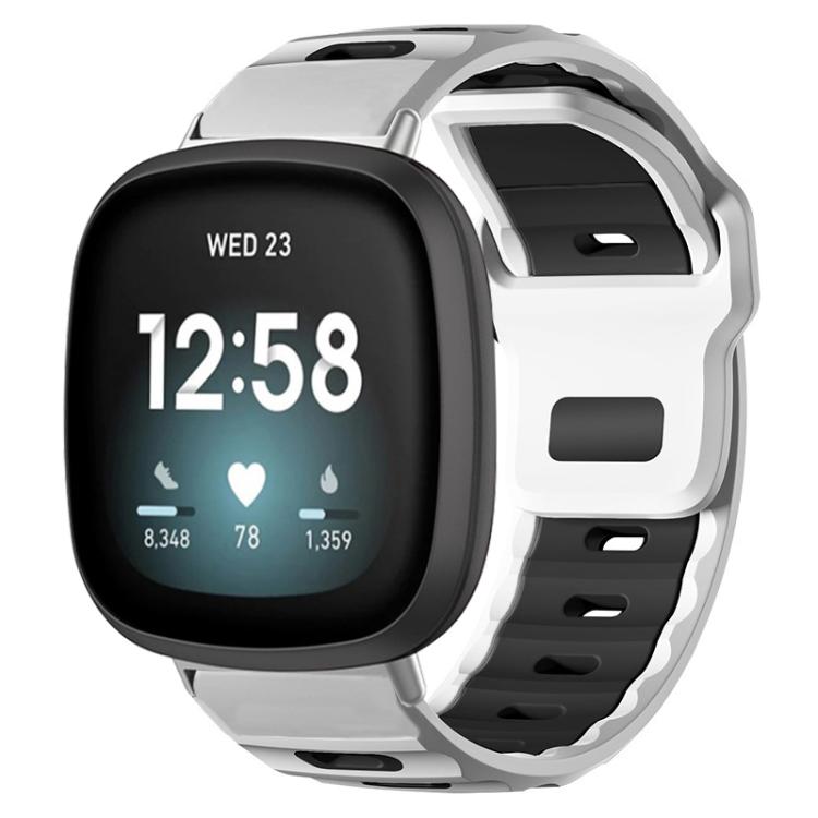 xDfind Flat-head Dual-color Silicone Watch Band