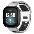 xDfind Flat-head Dual-color Silicone Watch Band