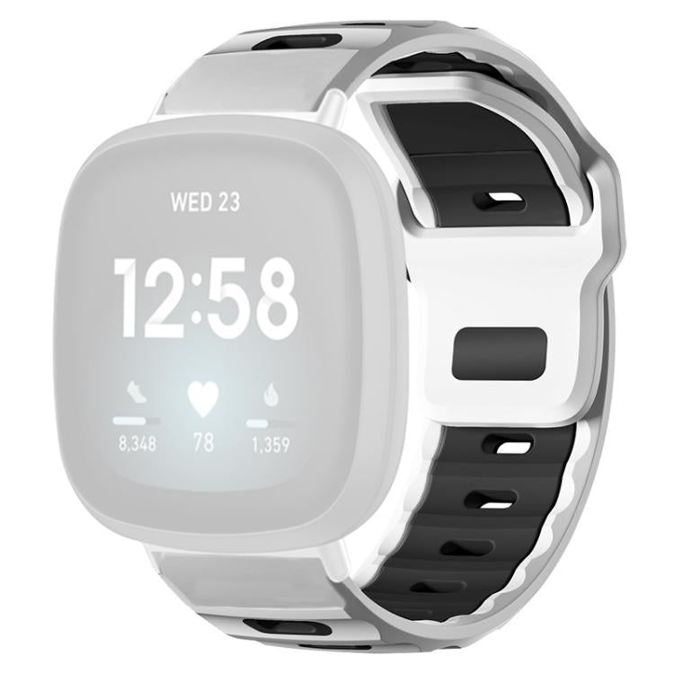 xDfind Flat-head Dual-color Silicone Watch Band