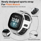 xDfind Flat-head Dual-color Silicone Watch Band