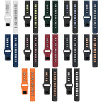 xDfind Flat-head Dual-color Silicone Watch Band