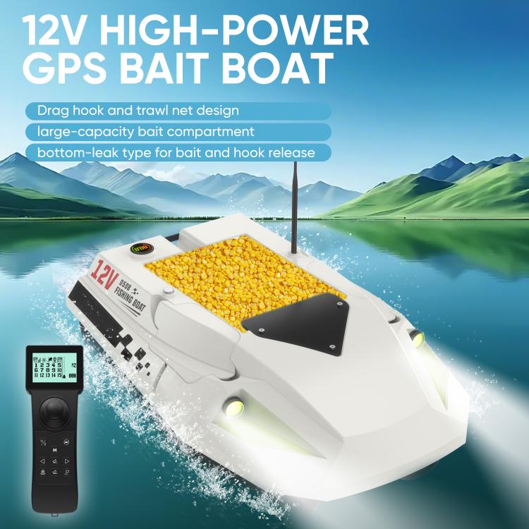 D50B GPS High Speed Smart Remote Control Fishing Bait Boat Support Dragging Net