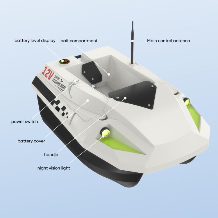 D50B GPS High Speed Smart Remote Control Fishing Bait Boat Support Dragging Net