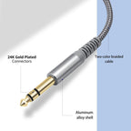 6.35mm 1/4 inch TRS Male to Female Stereo Extension Cable — 4.5m