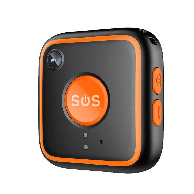 V28C 4G SOS GPS Pendant Location Tracker — Black