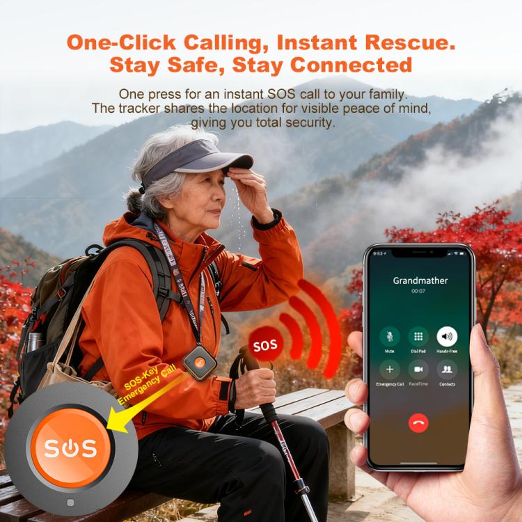 V28C 4G SOS GPS Pendant Location Tracker