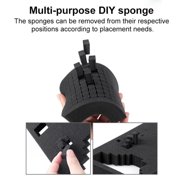 RUIGPRO DIY Multifunctional Digital Storage Bag Handbag