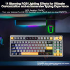 SOLAKAKA SK90 Tri-mode 90 Keys Wireless Silicone Keyboard — view 6