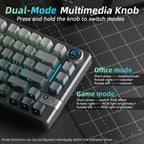 SOLAKAKA Ki75 Tri-mode RGB Side-Legend Wireless Mechanical Keyboard — view 3