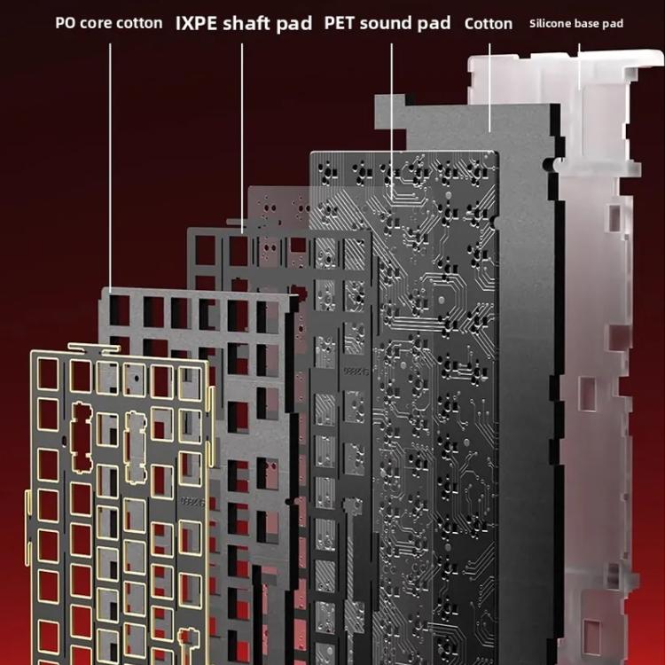 LINGBAO K75 82 Keys Triple-Mode Wireless Mechanical Keyboard — view 5
