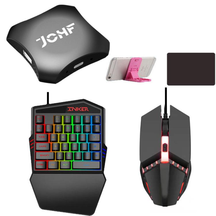 JCHF Gaming Keyboard And Mouse Converter — 3 in 1 Adapter Keyboard Mouse Kit