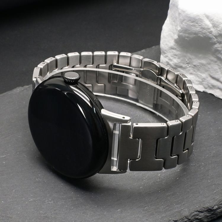 H-Shaped Butterfly Clasp Stainless Steel Watch Band