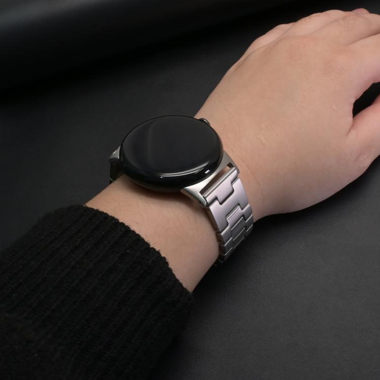 H-Shaped Butterfly Clasp Stainless Steel Watch Band