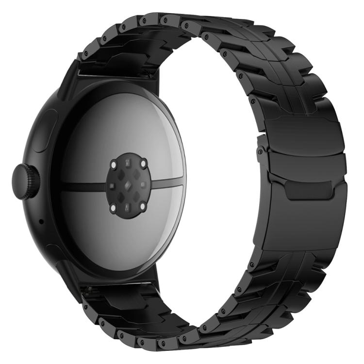 Split Design Iron Man Safety Buckle Titanium Alloy Watch Band