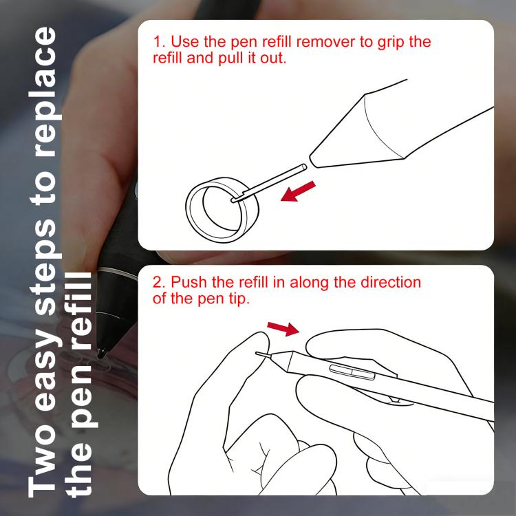 Portable Universal Magnetic Stylus Pen with Eraser Function