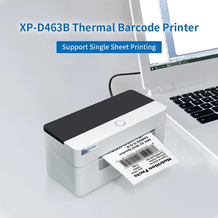 Xprinter XP-D463B 108mm Computer & Phone Version Thermal Label Printer — view 9
