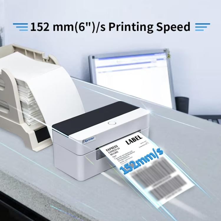Xprinter XP-D463B 108mm Computer & Phone Version Thermal Label Printer — view 10