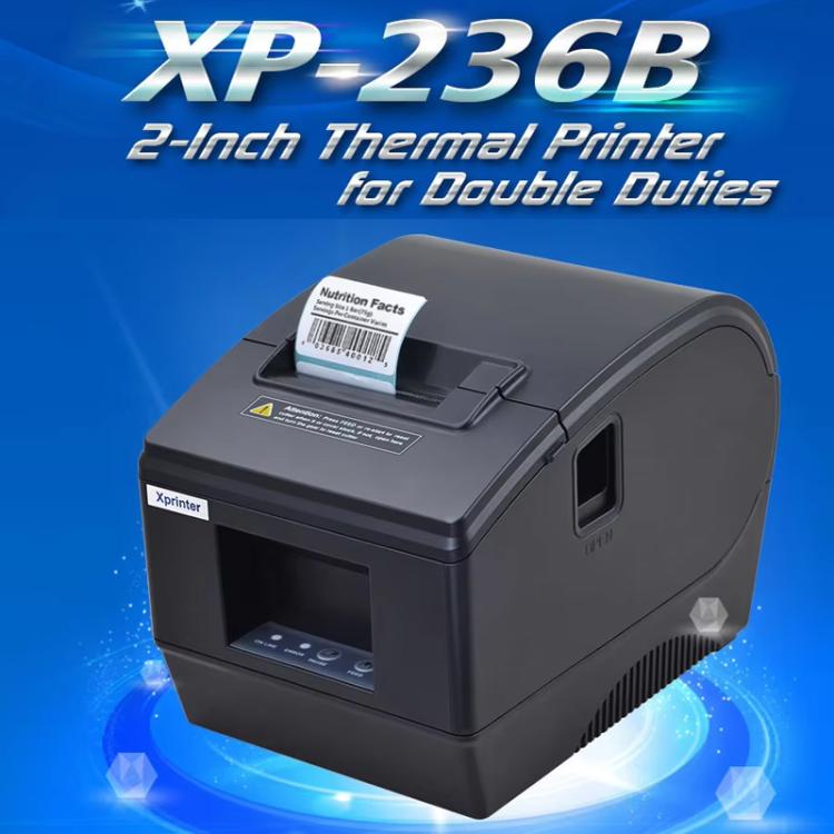Xprinter XP-236BL-BT 58mm Computer & Phone Version Bluetooth Thermal Barcode Label Printer — view 7