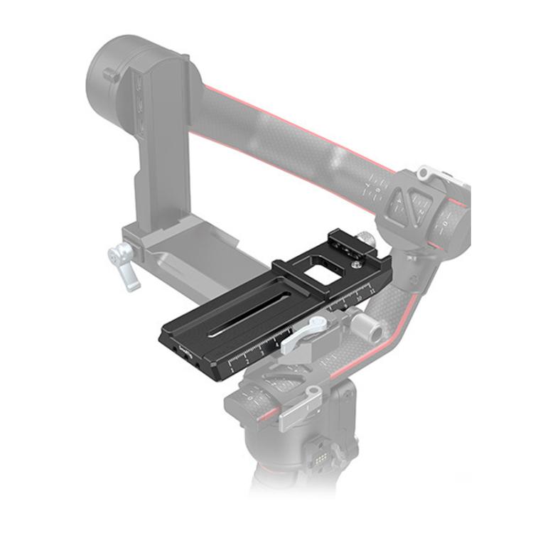 For DJI RS4 / RS3 / RSC2 SmallRig Gimbal Mount — Extended Quick Release Plate