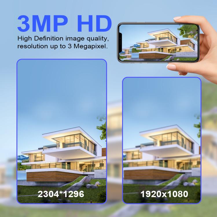 ESCAM QFS71 4G 3MP IP66 Wireless Security Camera System with Solar Panel — view 7