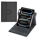 360-degree Rotation Bluetooth Keyboard Leather Tablet Case with Touchpad