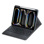 360-degree Rotation Bluetooth Keyboard Leather Tablet Case with Touchpad