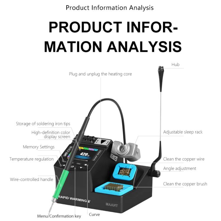 MaAnt 200W Precision Digital Display Welding Station — view 21