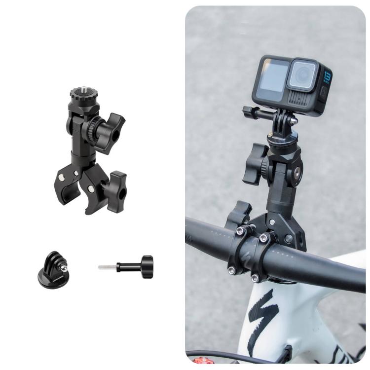 Universal Action Camera Bicycle Handlebar Single-Crab Clamp