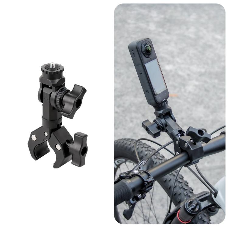 Universal Action Camera Bicycle Handlebar Single-Crab Clamp