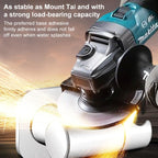 Stainless Steel Drill-Free Shower Head Holder 360 Degree Rotation Adjustable Universal Base — view 7
