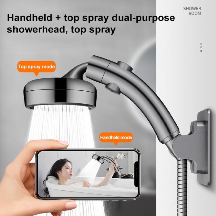 Adjustable Dua Use Overhead Handheld Pressurized Shower Head — view 3