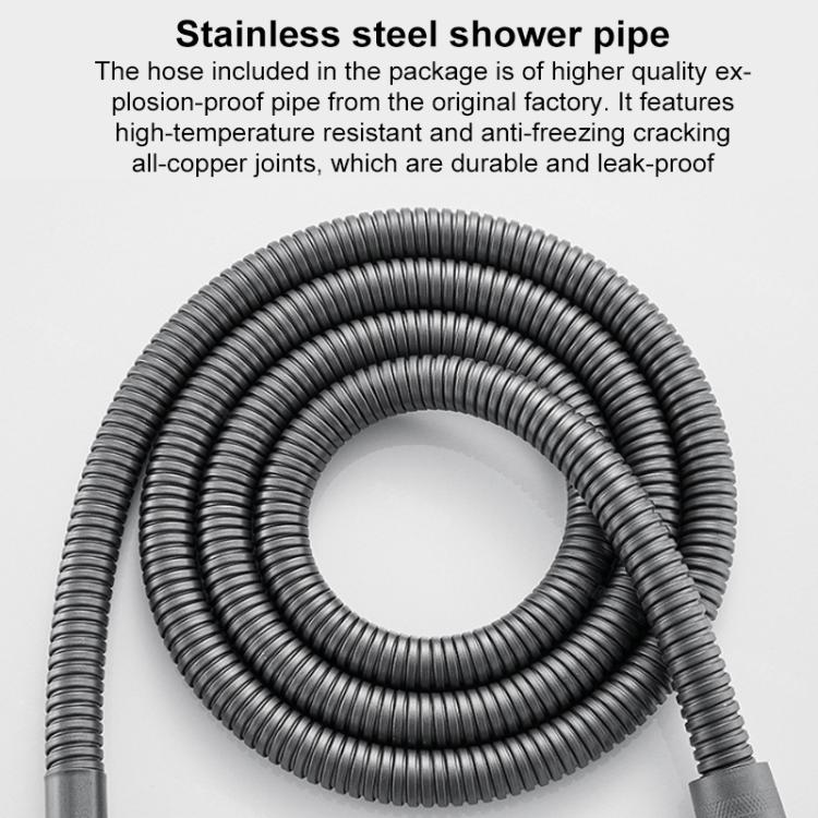 Adjustable Dua Use Overhead Handheld Pressurized Shower Head — view 9