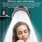 Three Setting Adjustable Filter Pressurized Shower Head Shower Nozzle with One Button Water Stop Switch — view 6