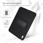 Leather-Textured PU Shockproof Tablet Case with Holder