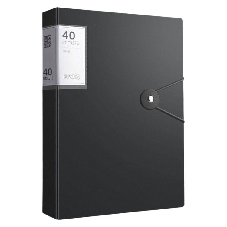 A4 Transparent Inner Pocket Document Storage Folder with Buckle — view 33