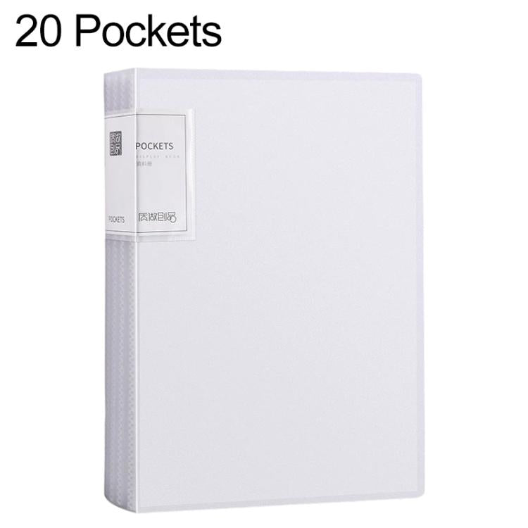 A4 Translucent Inner Pocket Document Storage Folder