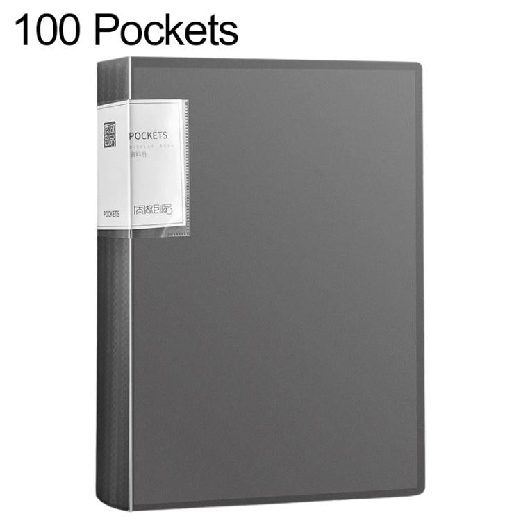 A4 Translucent Inner Pocket Document Storage Folder — Light Blue