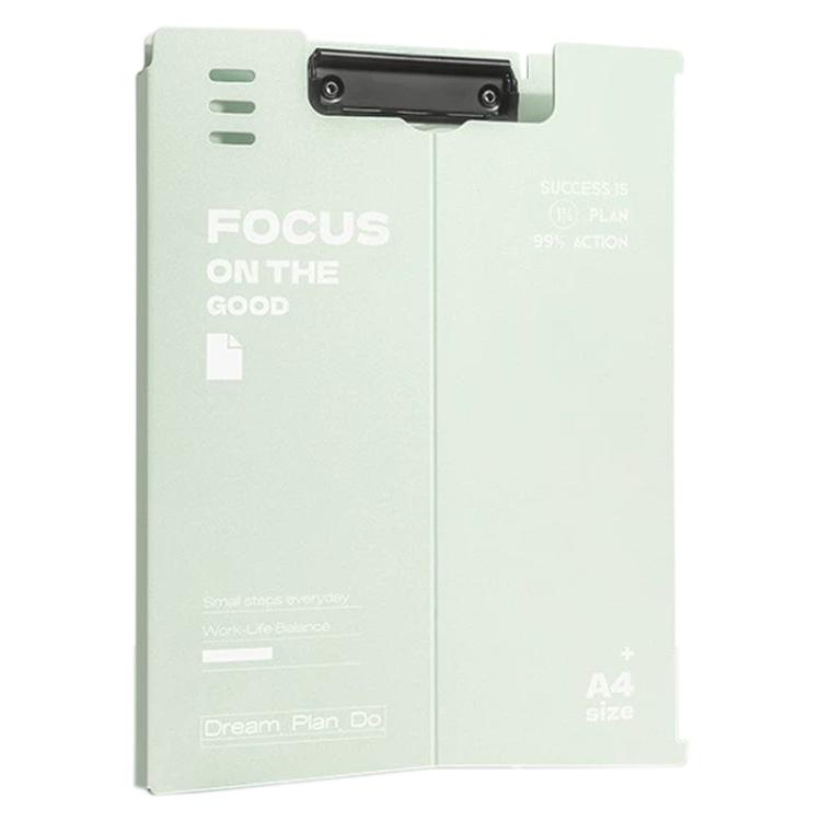 A4 Standing File Board Writing Pad — Beige
