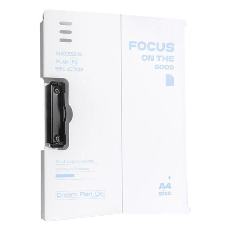 A4 Standing File Board Writing Pad — Blue