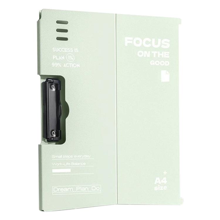 A4 Standing File Board Writing Pad — Green