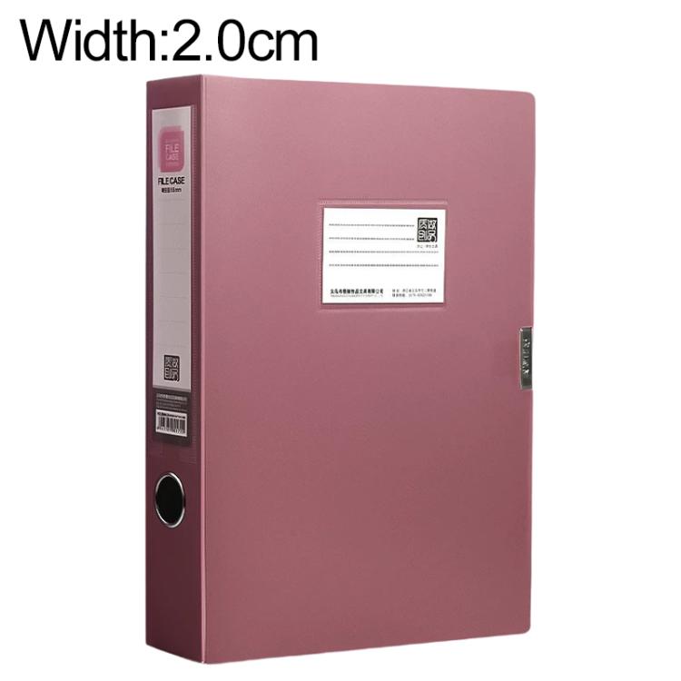 PP Thickened A4 Foldable File Storage Box — 7.5cm