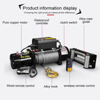 Manual Operation Handle Switch Car Electric Winch
