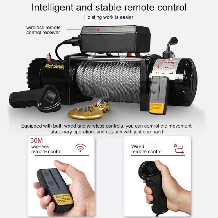 Manual Operation Handle Switch Car Electric Winch