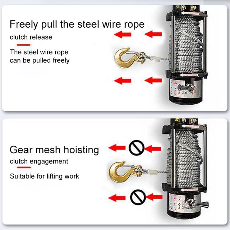 Manual Operation Handle Switch Car Electric Winch