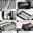 Manual Operation Handle Switch Car Electric Winch